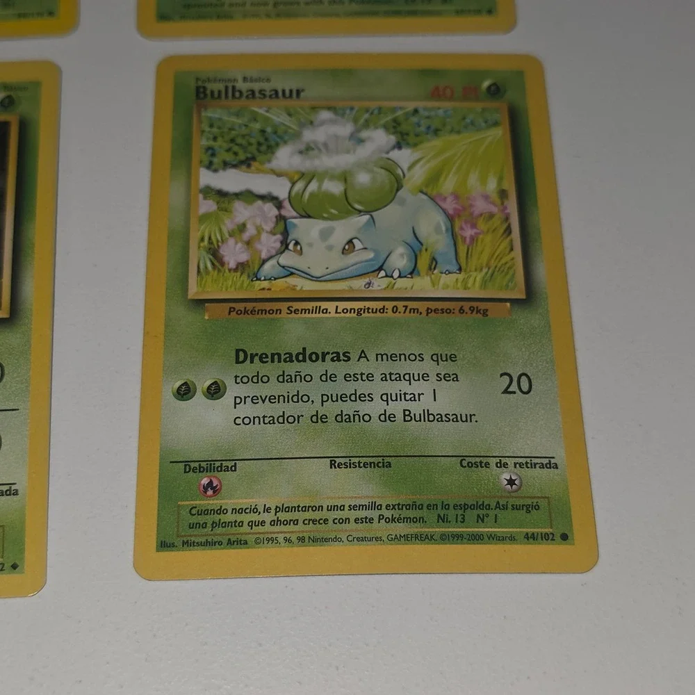 Pokemon Card Lot Bulbasaur Legendary Collection Base 2 Spanish Ivysaur 4 Cards